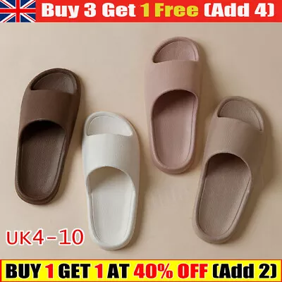 Buy Unisex Sandals Ultra Soft Slippers Extra Cloud Shoes Anti-Slip PILLOW-SLIDES UK • 4.89£