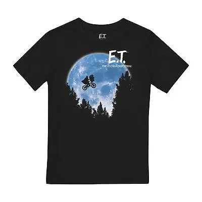 Buy E.T. Boys T-shirt Over The Moon Top Tee 7-13 Years Official • 9.99£