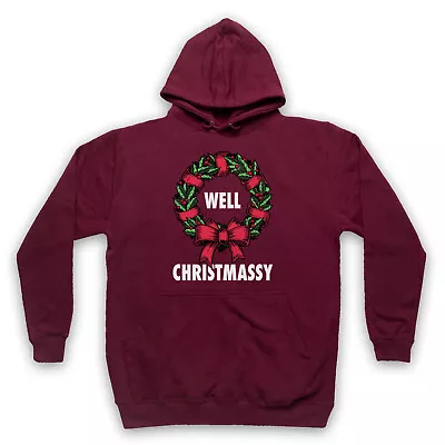 Buy Well Christmassy Funny Christmas Parody Wreath Xmas Unisex Adults Hoodie • 27.99£