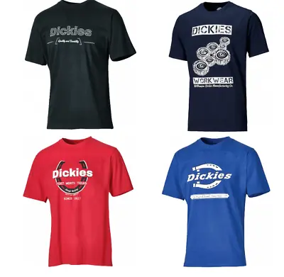Buy Dickies Designer Fashion Cotton T-Shirt Mens Boys 4 Designs Sizes Small Medium  • 6.97£