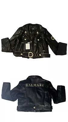 Buy Balmain Leather Jacket Women • 120£