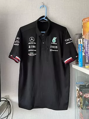 Buy Mercedes  Racing F1 Team Issue  Shirt Top  Official Formula One Button *DAMAGE* • 39.99£
