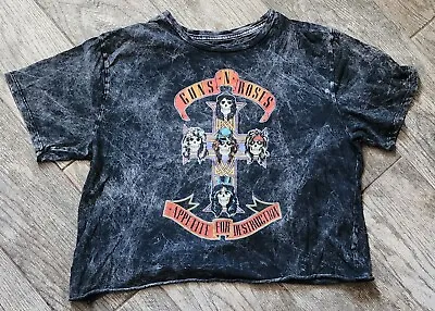 Buy Guns N' Roses T-Shirt Women's Sz Medium Appetite For Destruction Rock Tee • 11.34£