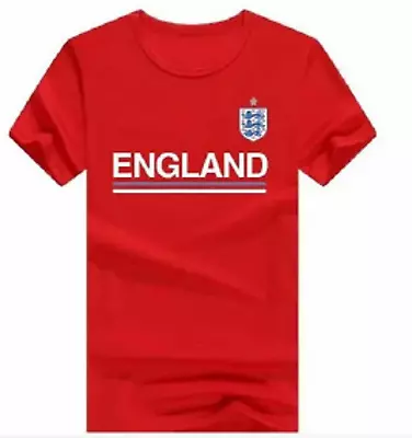 Buy England Three Heraldic Crest Lions T-Shirt Football Fan Union Jack T-Shirt • 9.99£