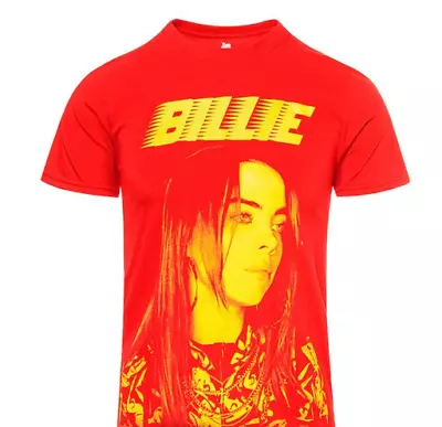 Buy Billie Ellish Licenced Merch Unisex T Shirt Size XL Red • 14.24£