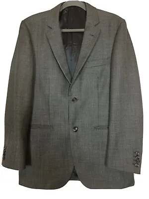 Buy AQUASCUTUM (Sample) Size 40 R Grey Wool Blazer Jacket Lined Pit To Pit 23.5” • 25.99£