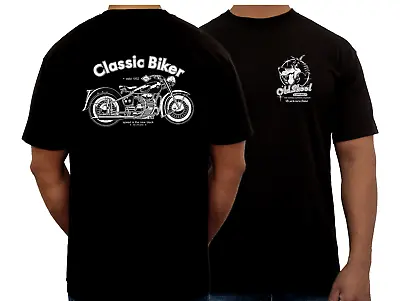 Buy Classic Biker T Shirt Motorcycle BSA Scott Norton Triumph Vintage Bike Gift • 19.99£