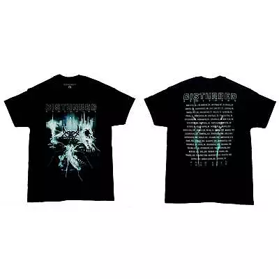 Buy Disturbed Unisex T-Shirt: Apocalypse Date Back (Back Print) (Ex-Tour) OFFICIAL N • 18.55£
