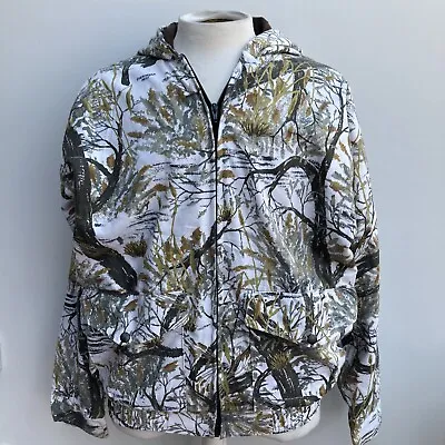 Buy Mens Everywear West Hooded  Camo Jacket Large #b4 • 30£