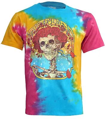 Buy Grateful Dead T-Shirt Bertha Multicoloured Tie Dye Official NEW • 17.48£