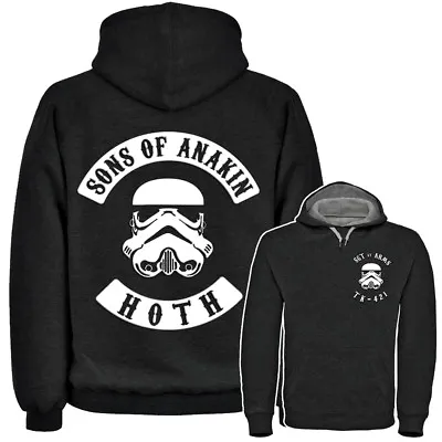 Buy Sons Of Anakin Anarchy Mc Gang Style Hoodie  (s - 3xl) Stormtrooper Star Wars  • 36.99£