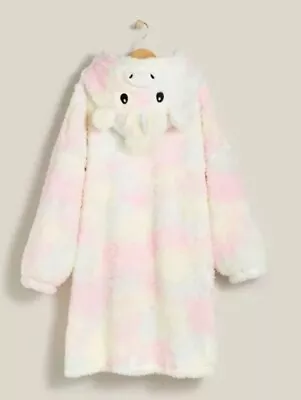 Buy Kids Hooded Unicorn Oversized Fleece Blanket Hoodie Snuddy Snuggy 7 8 9 10 Years • 7.99£