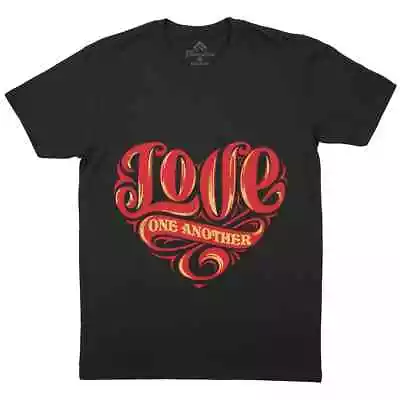 Buy Love One Another Mens T-Shirt Quotes Heart Forever Together Hippie P122 • 11.99£