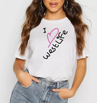 Buy I Love  Westlife T-shirt Women's Westlife T-Shirt Tour 2022 Fashion  • 14.99£