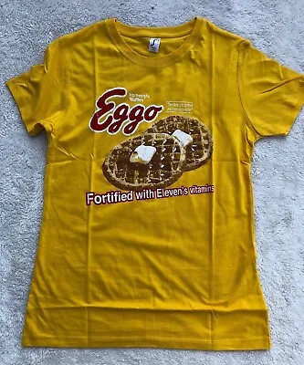 Buy  Stranger Things  Inspired T-Shirt > 11 Eleven Eggo's - Ladies Fit • 15.99£