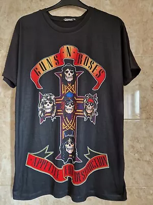 Buy Mens Uk Size Xxl Guns N Roses Appetite For Destruction T-shirt • 12.99£
