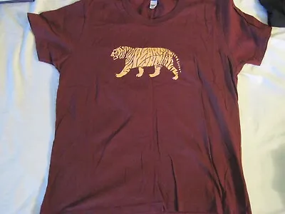 Buy Pearl Jam Tiger Youth XL Shirt Maroon Ten Club Eddie Vedder • 80.31£