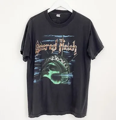 Buy Sacred Reich T-shirt Faded Large 42” European Tour 1991 • 150£