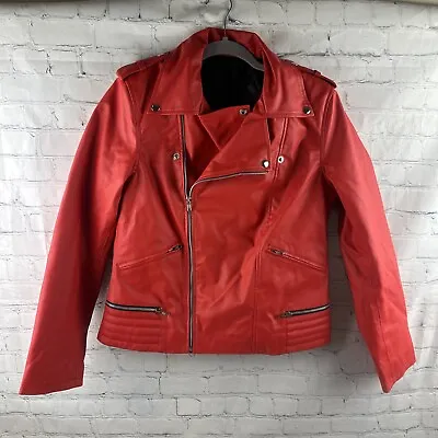 Buy Southside Serpents Red Woman’s Large Leather Jacket • 34.15£