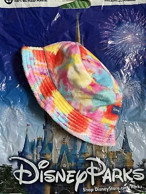 Buy NWT Walt Disney World Bucket Hat Spirit Jersey Tie-Die Fluffy Adult OS Hat (1) • 25£