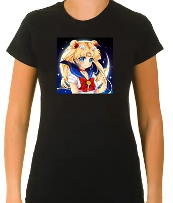 Buy Sailor Moon Character Usagi Tsukino  Short Sleeve T Shirt Women   G561 • 9.48£