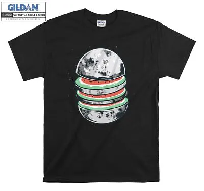 Buy Official Moon Watermelon Space Cute Men Women Unisex Tshirt T Shirt 8012 • 8.95£