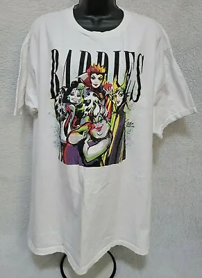 Buy Disney Baddies T Shirt Top Blouse 2X Ursula Maleficent Cruella De Vil Evil Queen • 31.49£