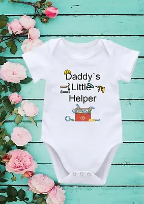 Buy Daddy’s Little Helper Cool Girl Boy Kids Slogan Funny Cool  Kid T-shirt 288 • 10.46£