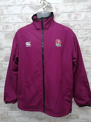 Buy Canterbury England  Rugby Jacket Official Full Zip Unisex /Men's Purple,  M • 19.95£