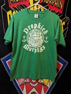 Buy Vintage Dropkick Murphys The Irish Rover Green T-Shirt. In Good Condition • 26.06£