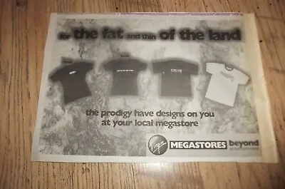 Buy (-0-) RARE PRODIGY THE FAT OF THE T SHIRT 1997 SML PRESS ADVERT 27cm X 19CM • 6.95£