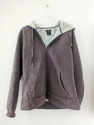 Buy Oakley Purple Brown Thick Jersey Hoodie Size L (G7) • 13.99£