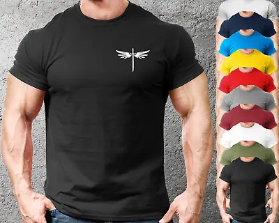 Buy Sword Wings (LB) Gym Fit T-Shirt Mens Fashion Training Top Design New Quality • 8.99£