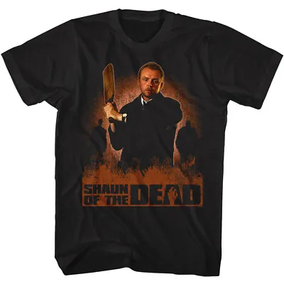 Buy Shaun Of The Dead Movie Shaun Riley Cricket Bat Zombie Hands Men's T Shirt • 47.95£