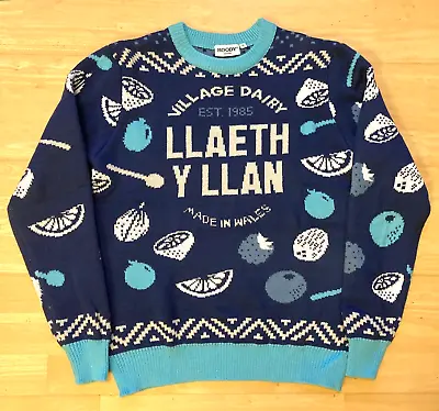Buy Medium 40  Inch Chest Village Dairy Llaeth Y Llan Ugly Christmas Jumper Sweater • 33.99£