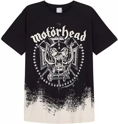 Buy Amplified Motorhead Ambre Mens Black T Shirt Motorhead Classic Tee T Shirt • 18.95£