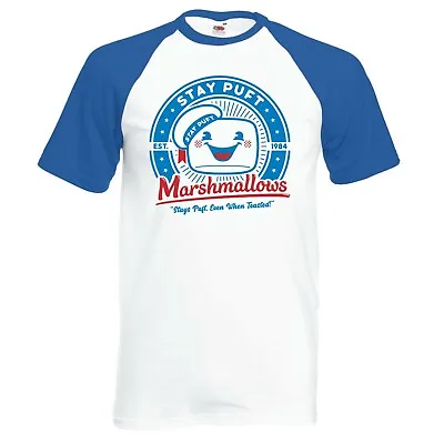 Buy Inspired By Ghostbusters Marshmallow Man  Stay Puft  Raglan Baseball T-shirt • 14.99£