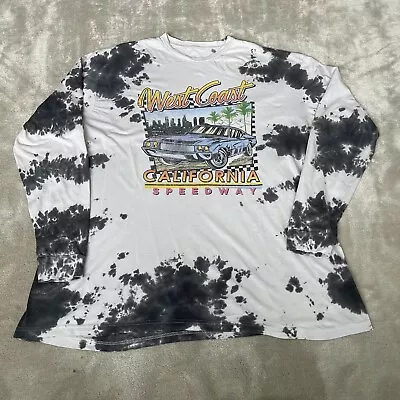 Buy West Coast California Speedway Long Sleeve T-shirt Mens XL Tye Dye • 29.99£