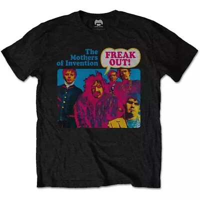 Buy Frank Zappa Official Unisex T-Shirt: Freak Out! - Black Cotton • 17.99£