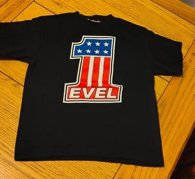 Buy Genuine Evel Knieval Boys Black T-shirt Size Small 6-7 Years • 9.50£