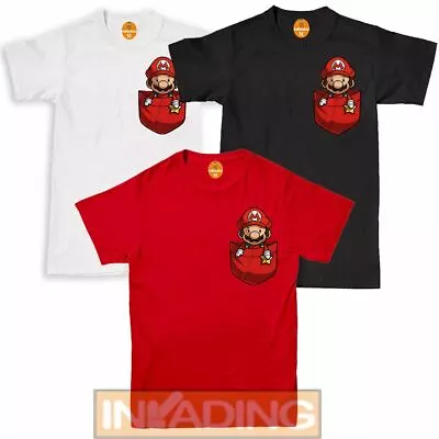 Buy SUPERMARIO T-Shirt, SUPER MARIO FACE Gaming Gift Unisex Adult & Kids Tee Top • 9.99£