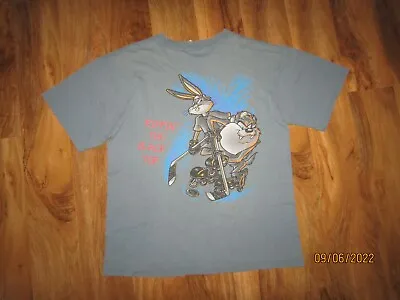 Buy Vintage 90s  Looney Tunes Tasmanian Devil Bugs Bunny Wild Oats T Shirt Size L • 32.99£
