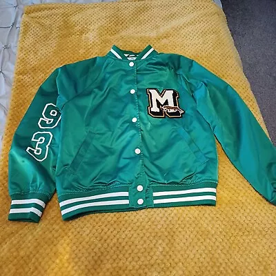 Buy H&M Girls, Green Baseball Jacket. Age 10-11. In Excellent Condition • 4.50£