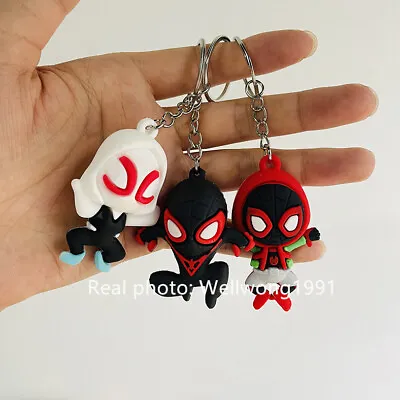 Buy Spider-Man: Across The Spider-Verse Miles Morales Keychain Pendant Keyring • 3.59£