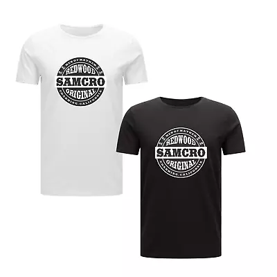 Buy Samcro Redwood T-shirt Man Of Mayhem Top Men's Tee Design California • 13.49£