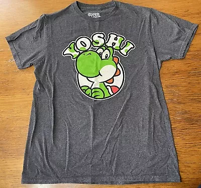 Buy Super Mario Yoshi Gray Tshirt Youth M • 3.55£