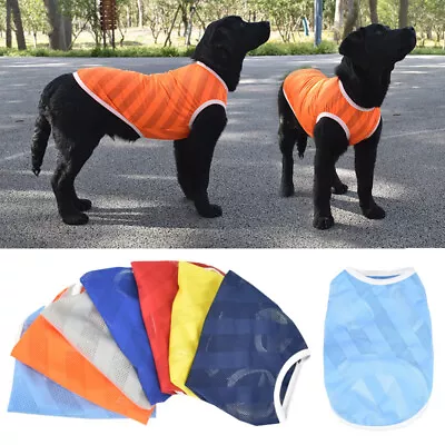 Buy Pet Vest Dog T-shirts Quick-drying Mesh Puppy Vest Breathable Pet Clothing Shirt • 3.95£