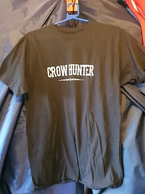 Buy Hanes CROW HUNTER Black T Shirt UK M This Is Great ONLY 4 THE CROW IS DEAD • 2.44£