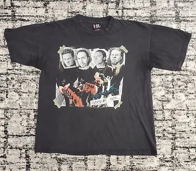 Buy Vtg Metallica Shirt 1998 Garage Inc Album Giant Tag Rock Band Tee L Black 90s • 72.32£