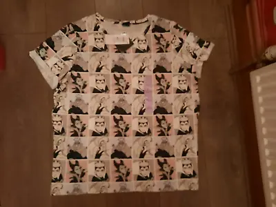 Buy Ladies Womens Disney Villains T-shirt Top Tshirt New With Tags Size 16-18 White • 9.99£